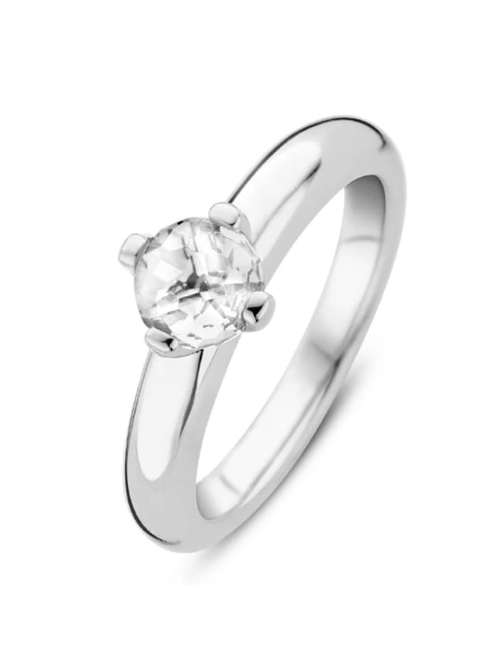 Ring "Crystal klar" in Silber