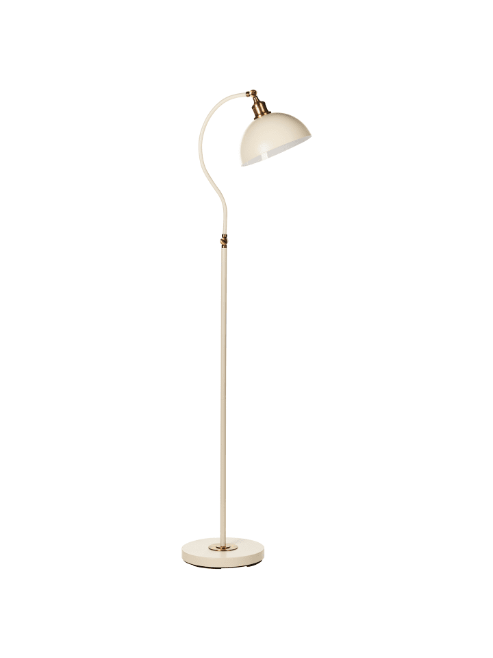 Stehleuchte LENNON in Beige/Weiß/Gold - (W) 28 x (H) 145 x (L) 38 cm