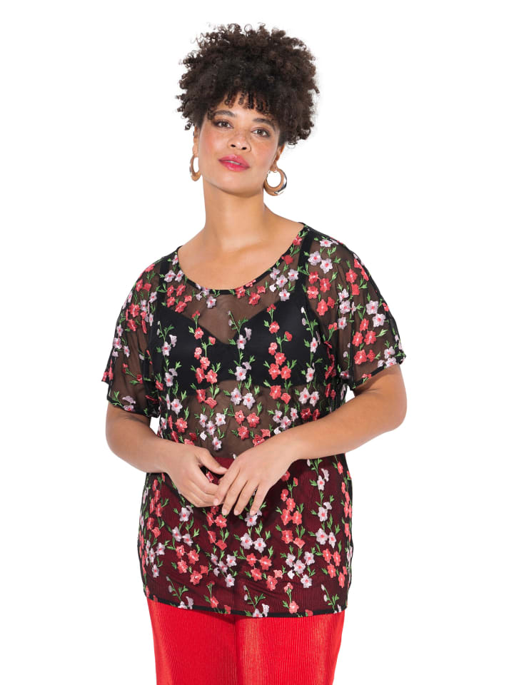 Bluse in schwarz