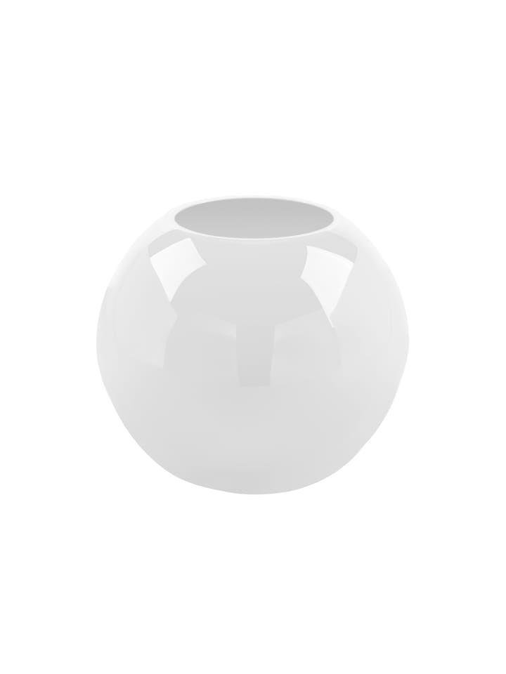 Vase "Moon" in Weiß - H. 13 cm - D. 16 cm
