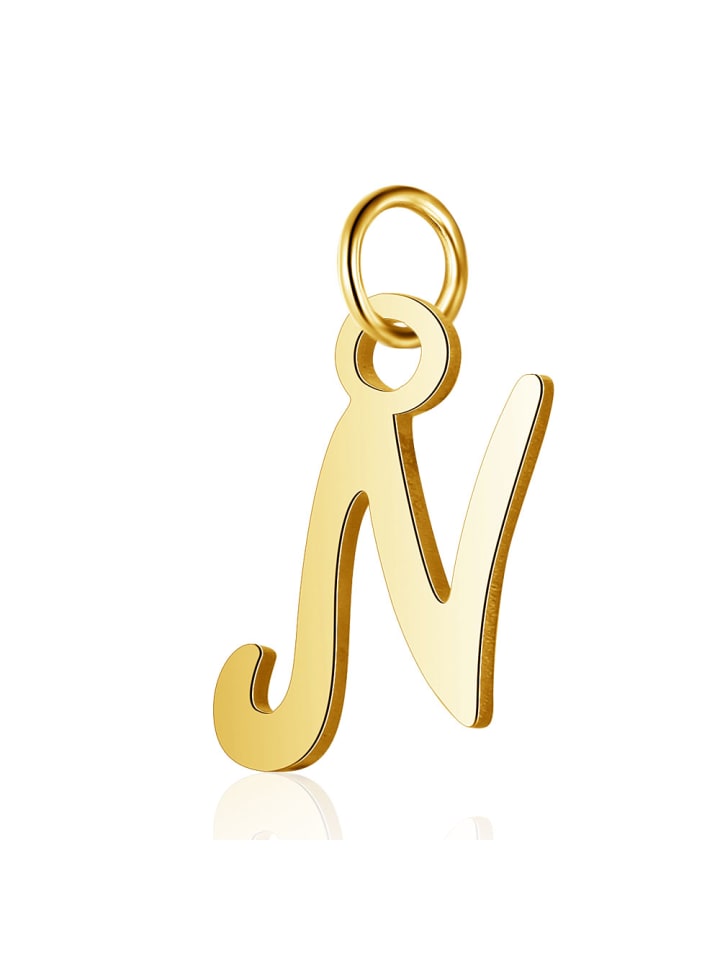 Buchstaben-Anhänger in Gold