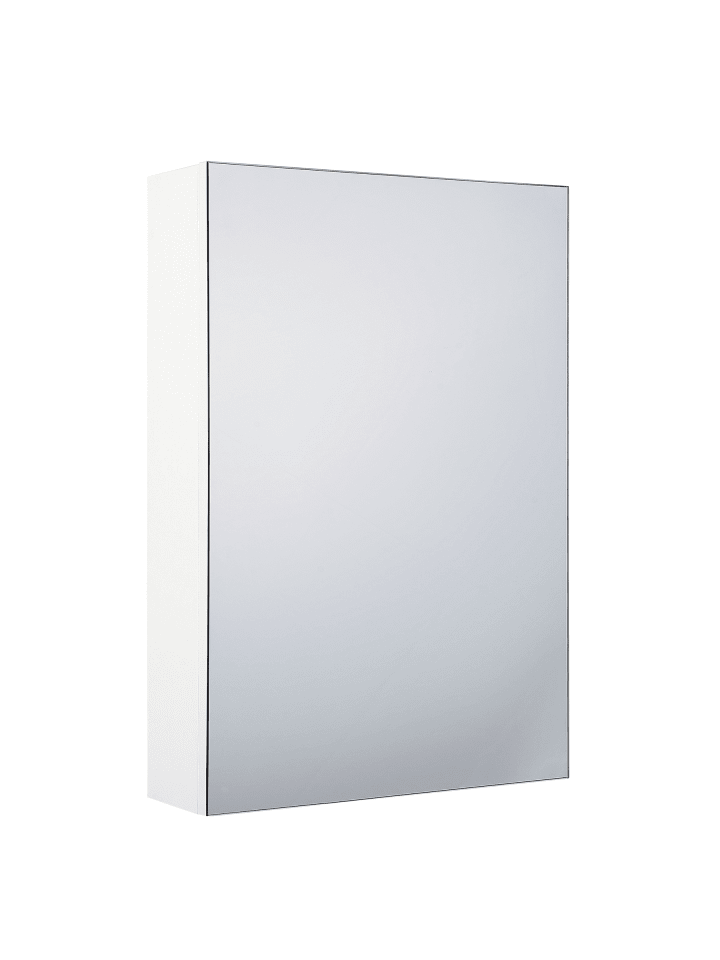 Bad-Spiegelschrank PRIMAVERA in Weiß/Silber - (W) 40 x (H) 60 x (L) 14 cm