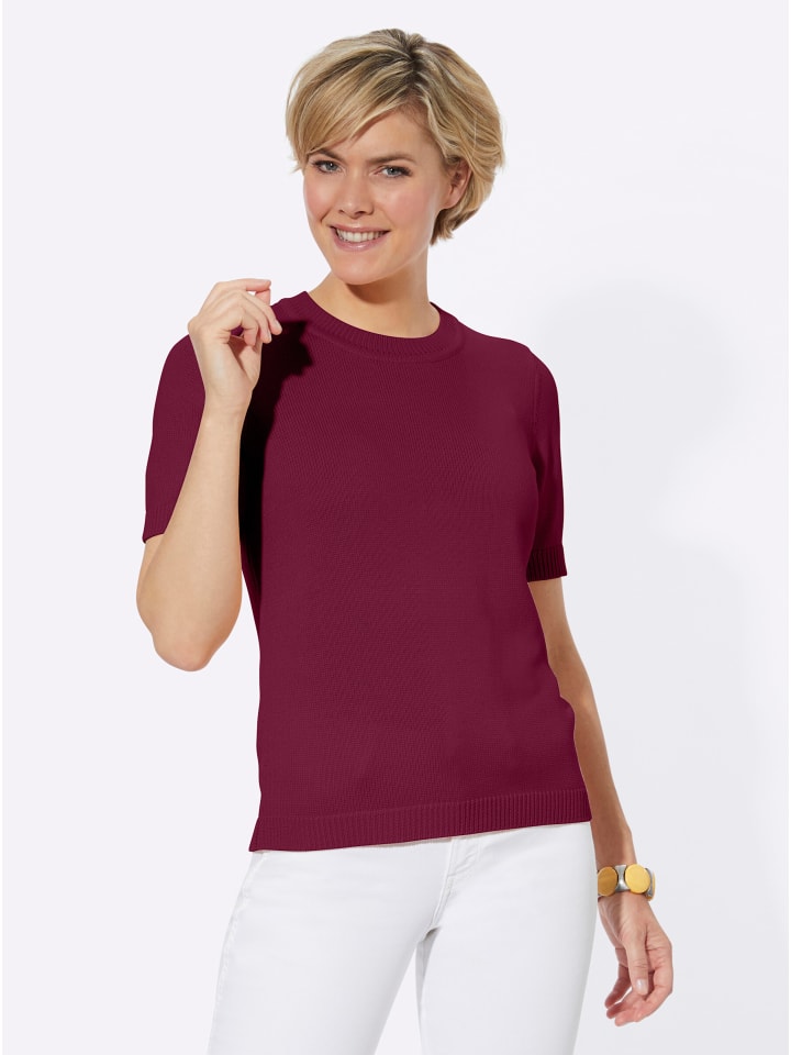 Pullover in fuchsia