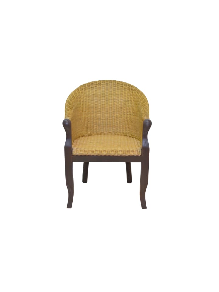 Rattansessel Berta in beige
