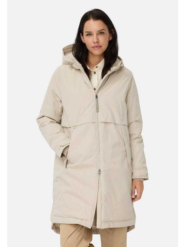 Winterparka mit Kapuze in Eiche