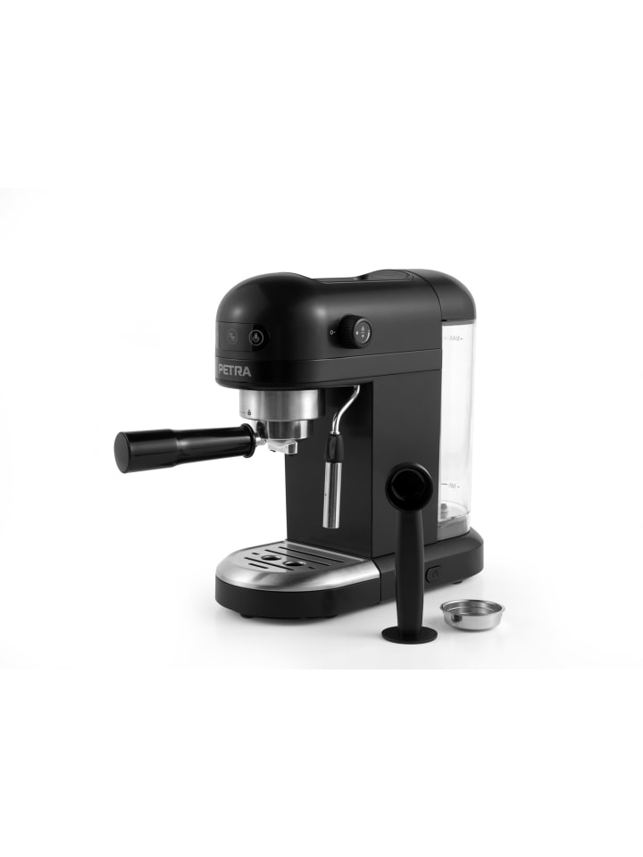 Espressomaschine 1465 W, 15 B, 1,4 l in Schwarz, 15,3 x 32 x 32,8 cm