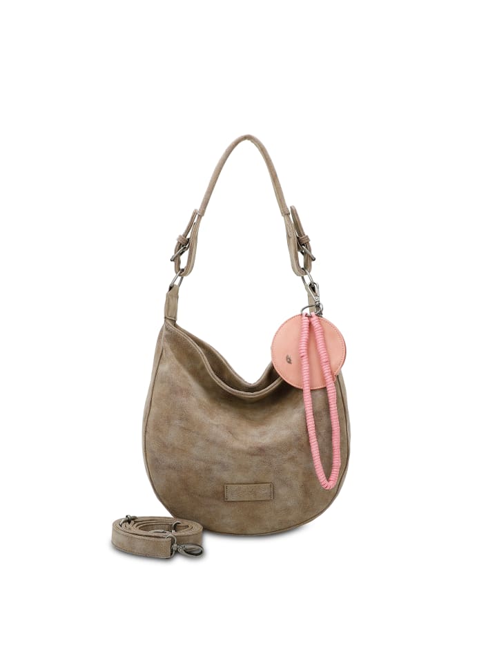 Schultertasche Fritzi Hobo in Old Wood