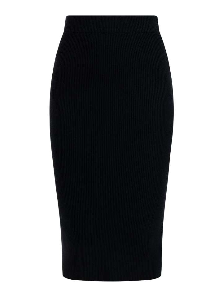 Damen Strickrock in schwarz