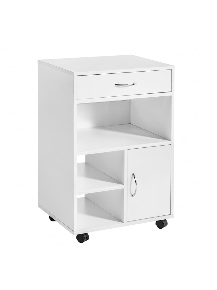 Aktenschrank in Reinweiß - (W) 40 x (H) 75 x (L) 50 cm