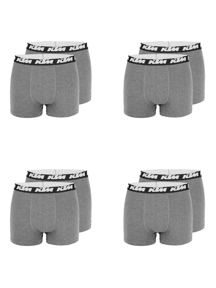 Boxershorts 8er Pack Boxer Man Cotton in dark grey