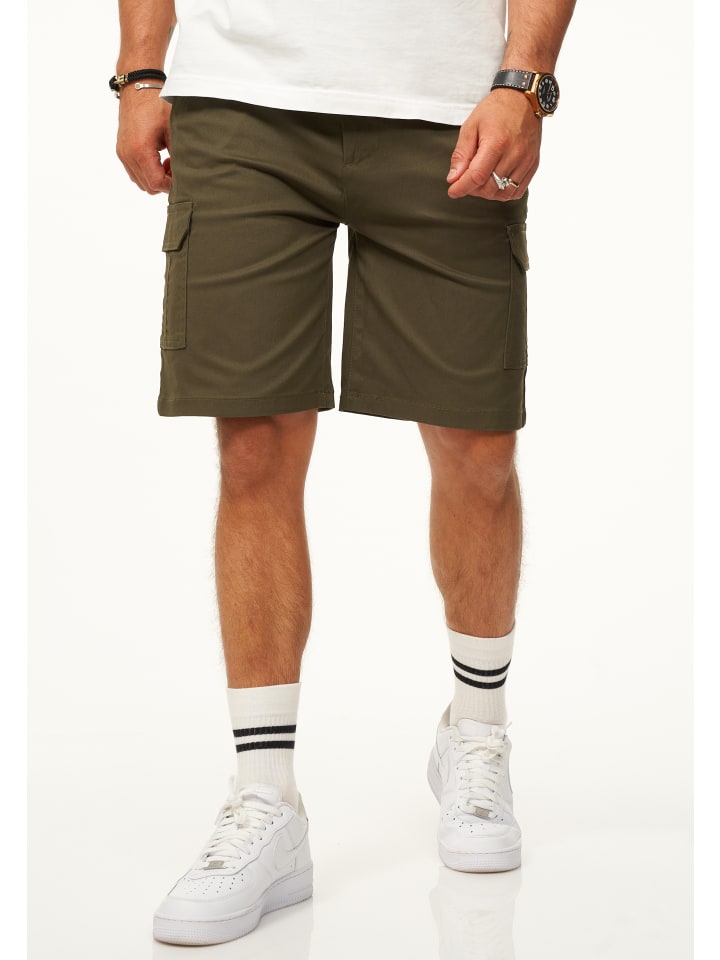 Cargoshorts - mit Stretchanteil Kurze Hose für Herren in Olive