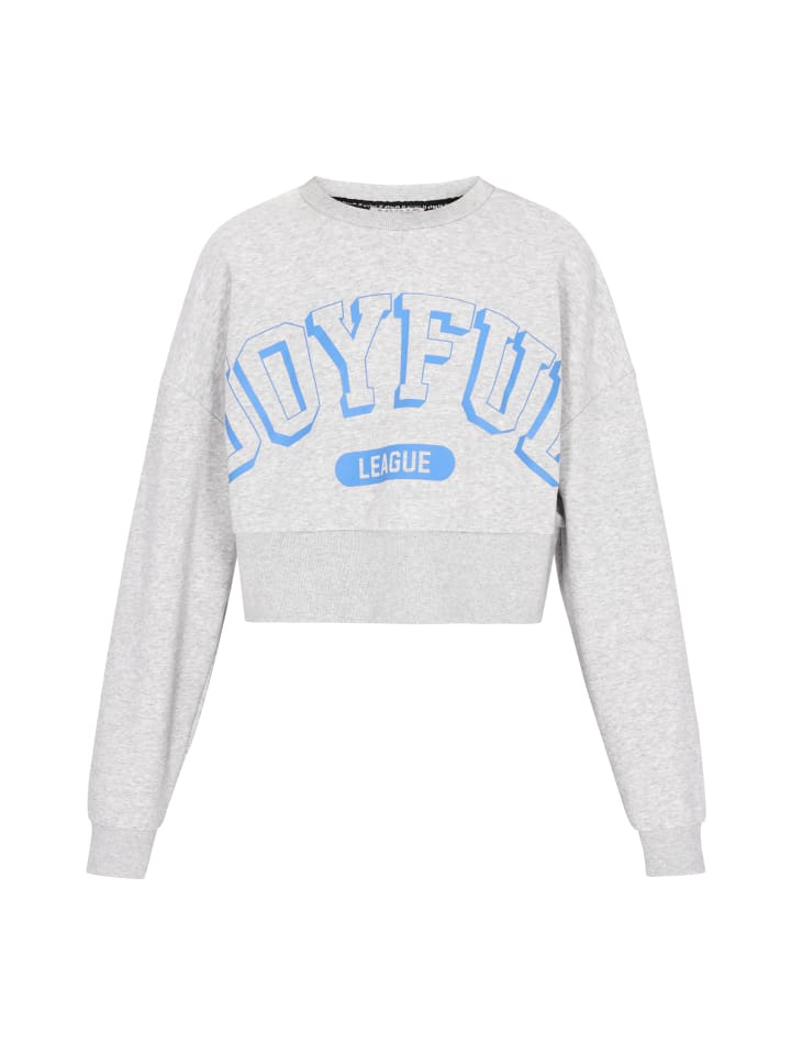 Women Sweatshirt in light grey melange