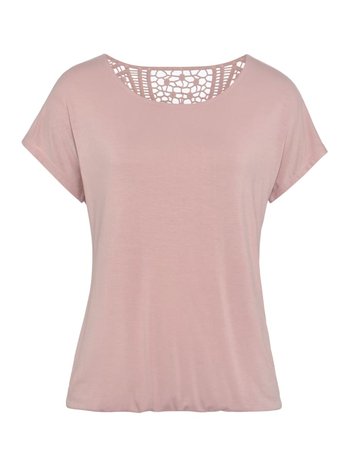 Kurzarmshirt in rose