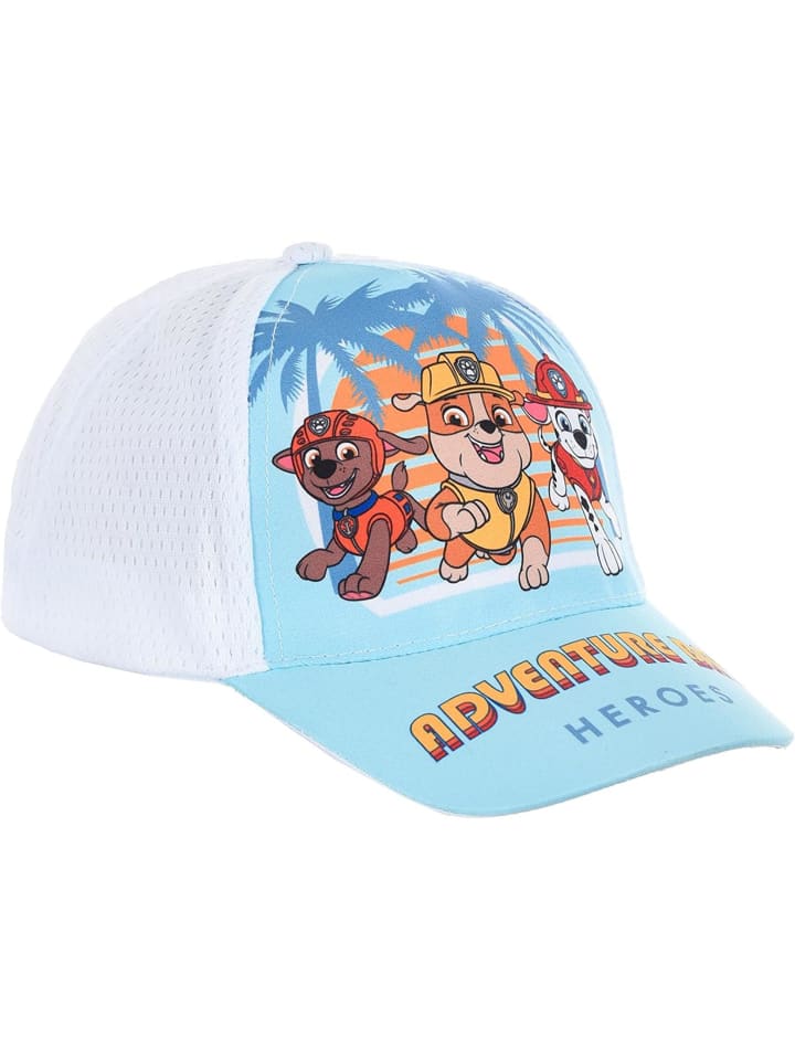 Baseball-Cap Mütze Kappe Farbe: Weiß Größe:54 Paw Patrol