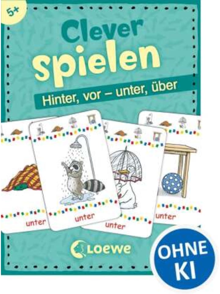 Spiel - Clever spielen - Hinter, vor - unter, über (Kartenspiel)