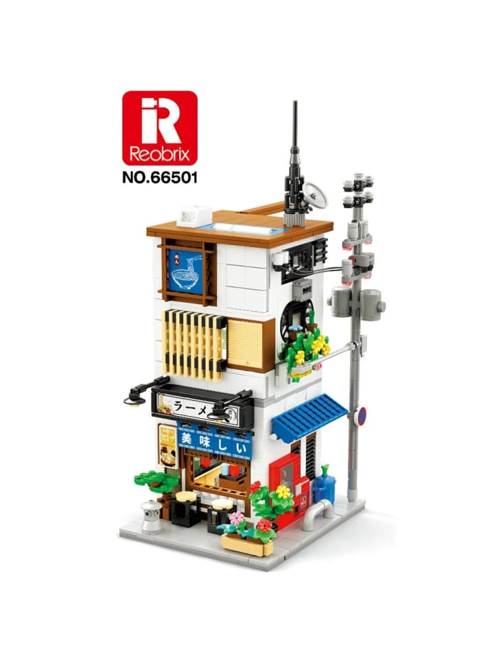 Reobrix 66502 Izakaya Klemmbaustein Haus 1130 Teile ab 14 in Mehrfarbig