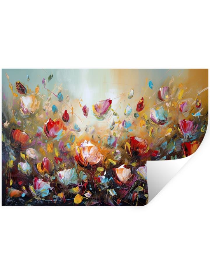 Wandtattoo Blumenmeer
