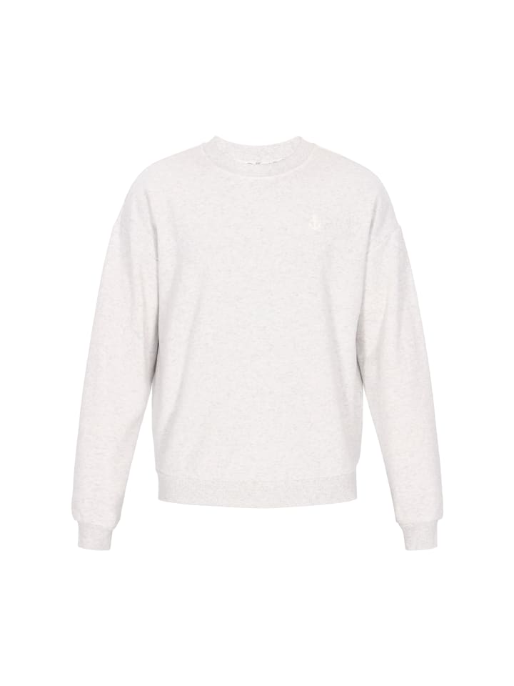 Men Sweatshirt in offwhite melange