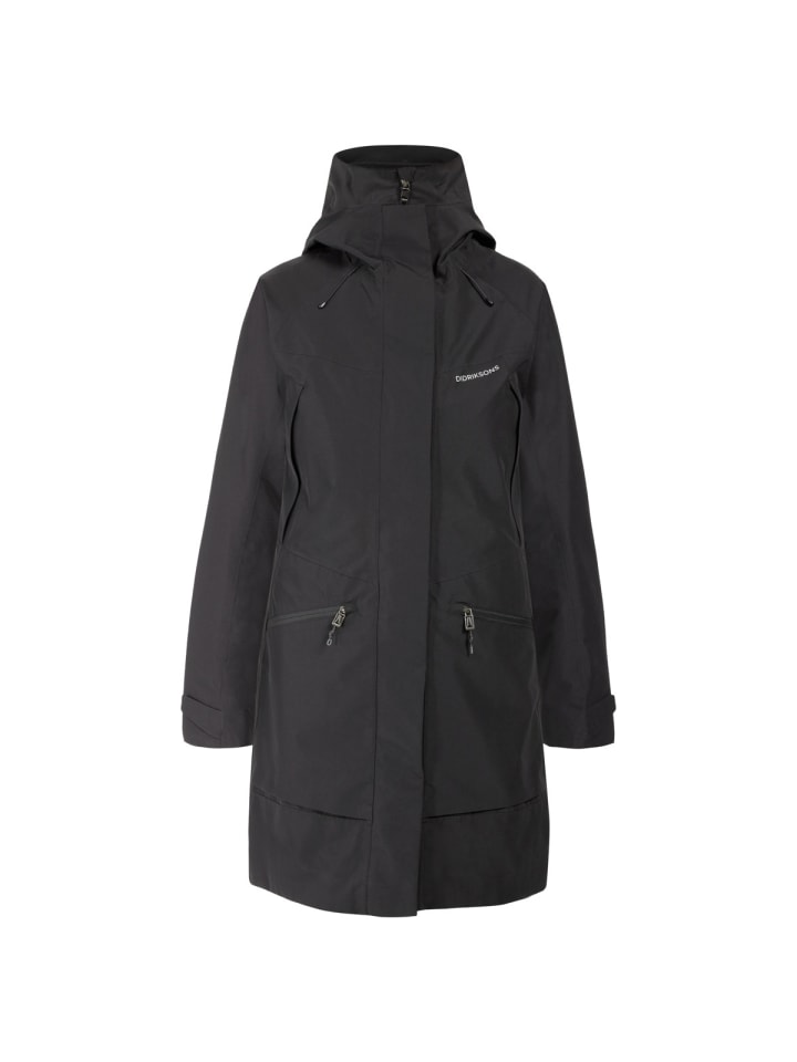 Parka Ilma in schwarz