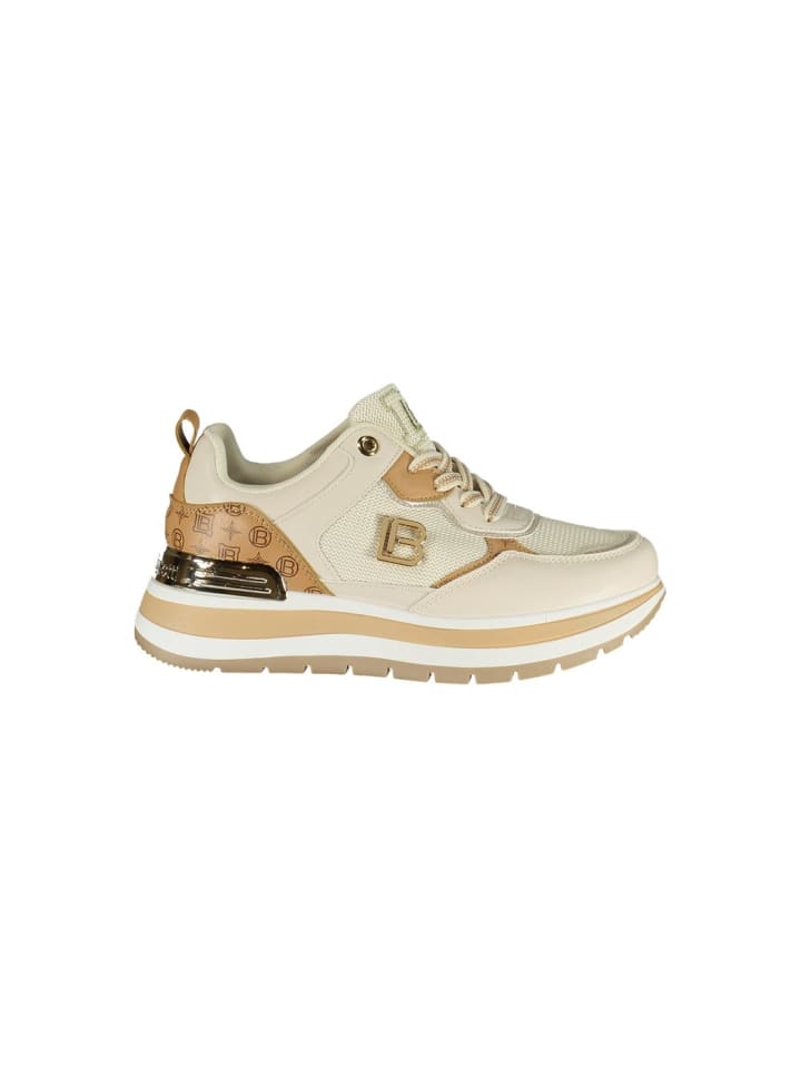 Beige Polyurethan Damen Sneaker