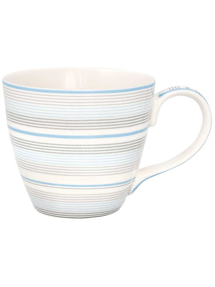 Becher DIVIA PALE BLUE Blau mit Streifen