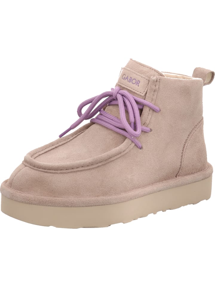 Schnürschuh in creme