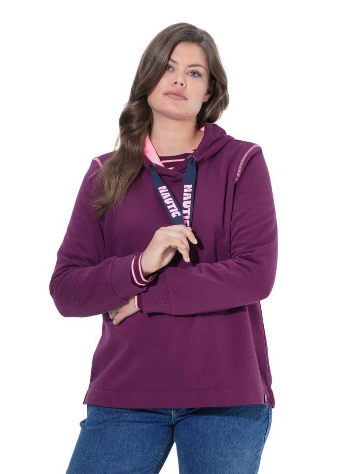 Sweatshirt in pflaume