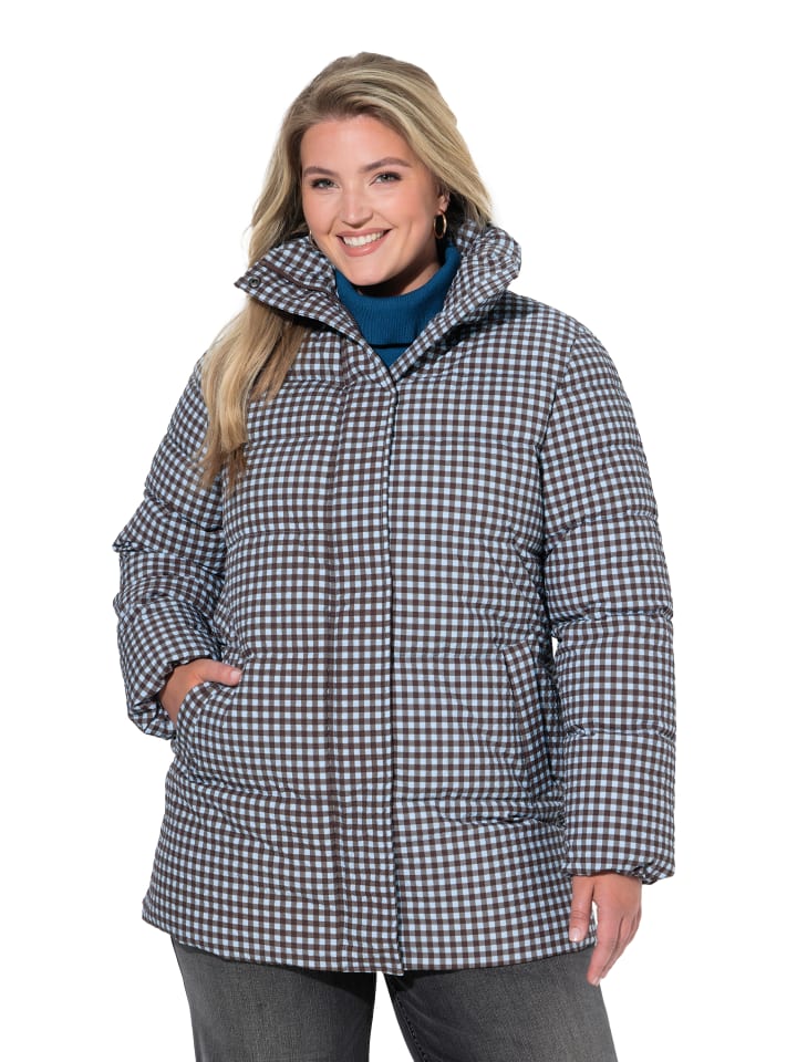 Steppjacke in dunkles braun