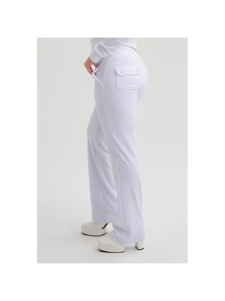 Weiß Polyester Casual Hose