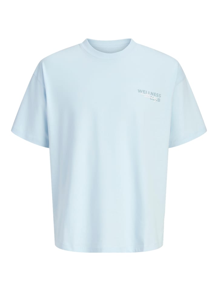 T-Shirt Jcoeterna Basic mit Rückenprint in omphalodes