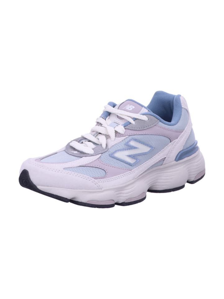 Schnürschuh in blau