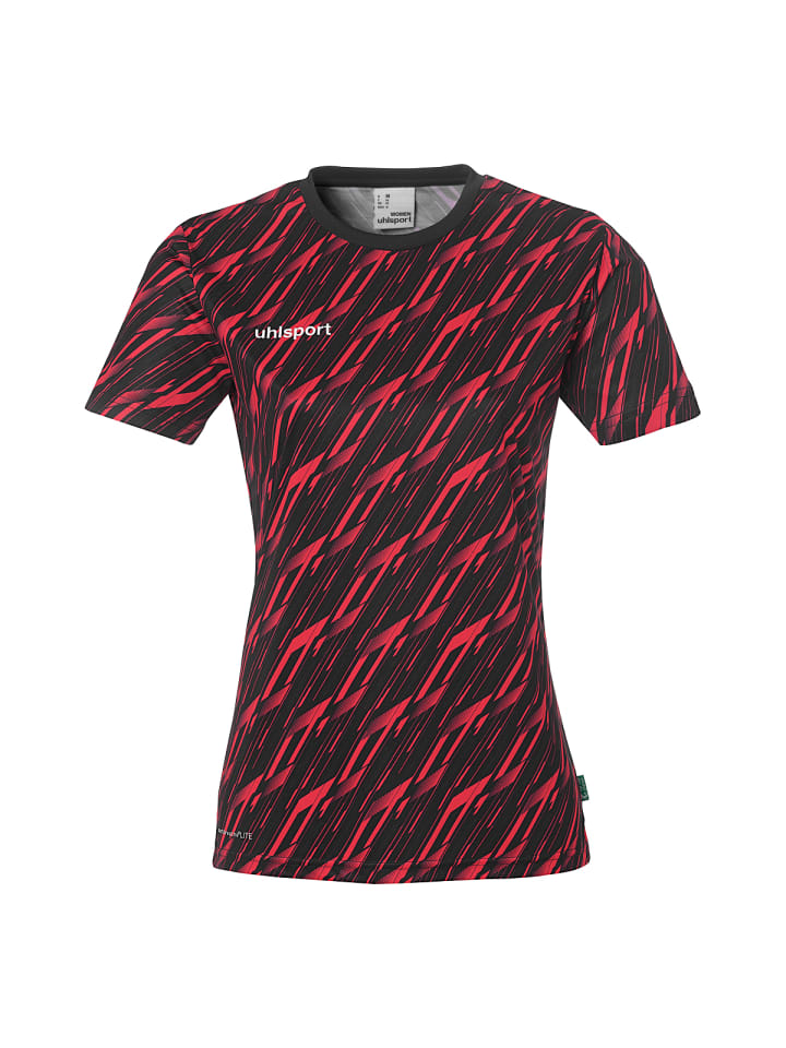 Trainings-T-Shirt Progressive 28 Women in schwarz/rot