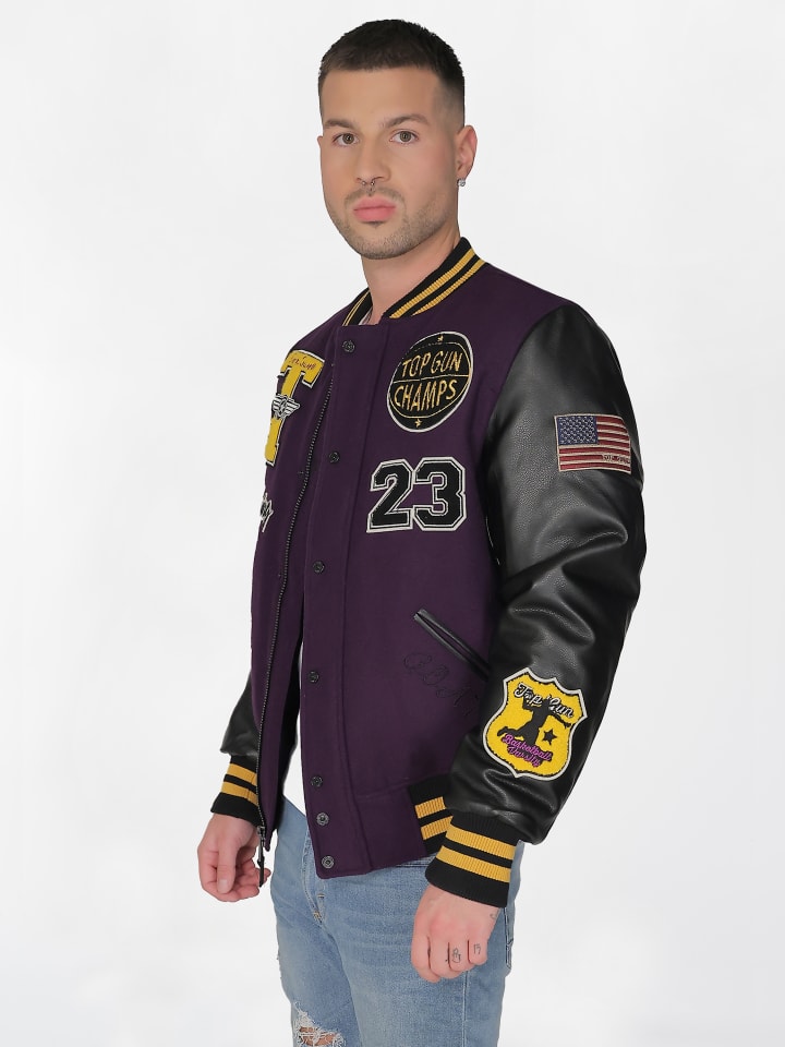 TOP GUN Collegejacke TG20213031 in kaufen günstig purple limango 