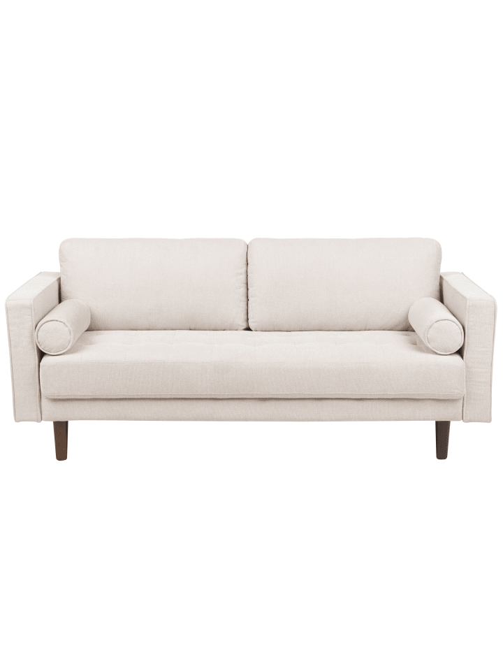 3-tlg 3-Sitzer Sofa NURMO in Beige/Braun