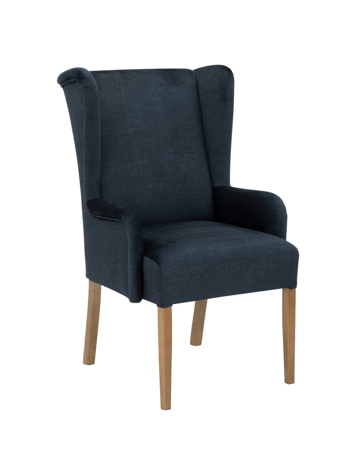 SESSEL Katrya Samtvelours dunkelblau