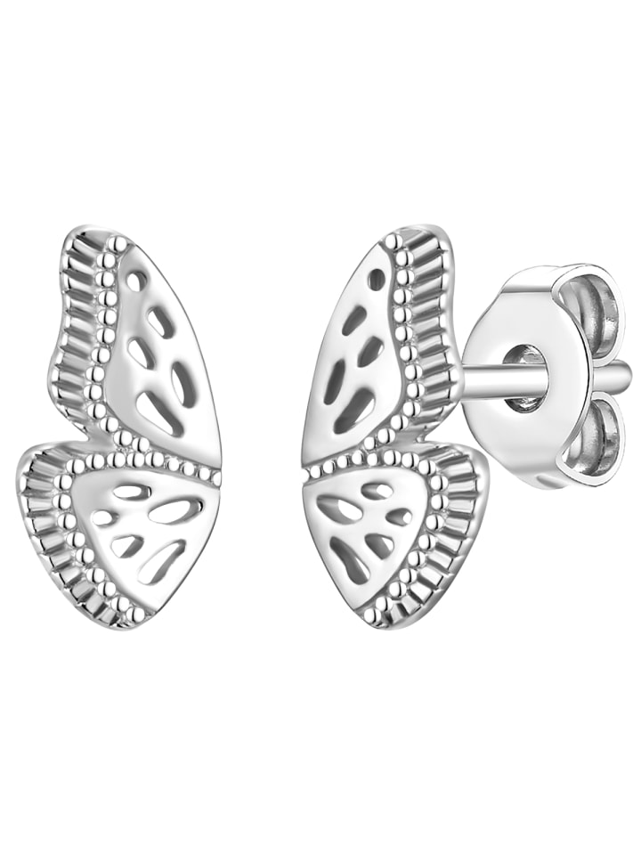 Ohrstecker Schmetterling aus Sterling Silber in silber