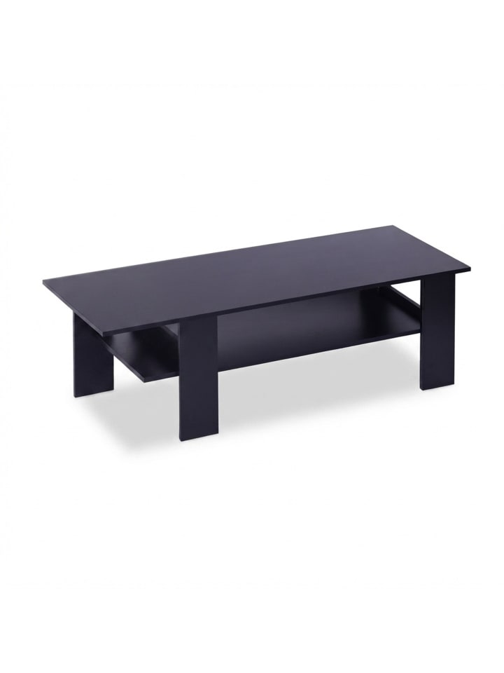 Couchtisch in Schwarz - (B)100 x (H)43,5 x (T)50 cm