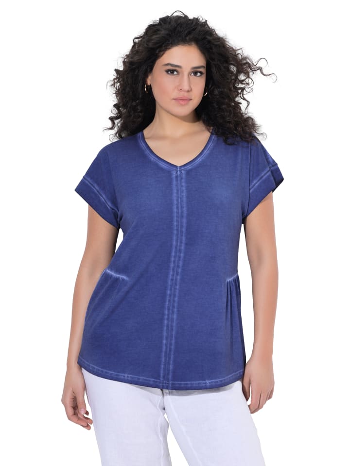 Shirt in atlantikblau