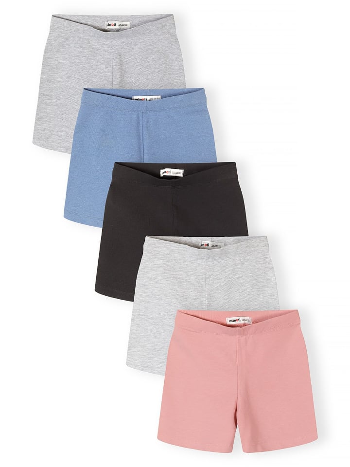 5-er Pack Leggings 30SHORT164 in Blau
