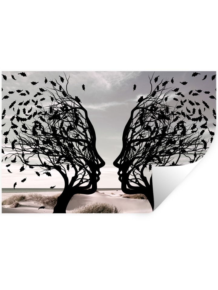 Wandtattoo Gesichtsbaum