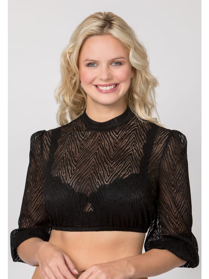 Stockerpoint Dirndlbluse Cleo in schwarz