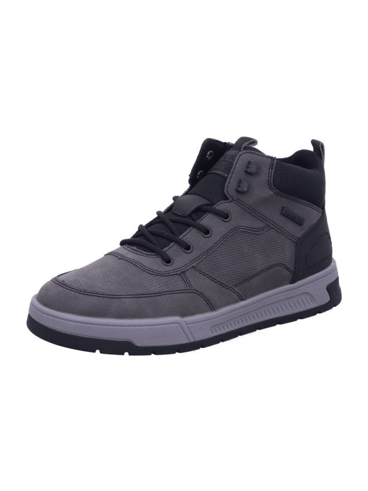 Schnürschuh in rauch/schwarz/schwarz