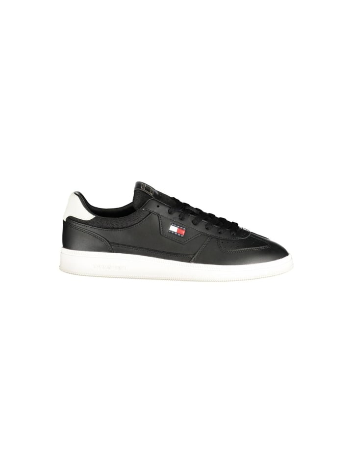 Schwarz Polyurethan Herren Sneaker