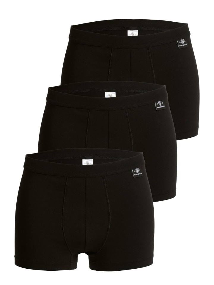 3er-Set: Pants in schwarz