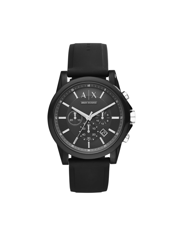Armbanduhr The Chronograph in schwarz