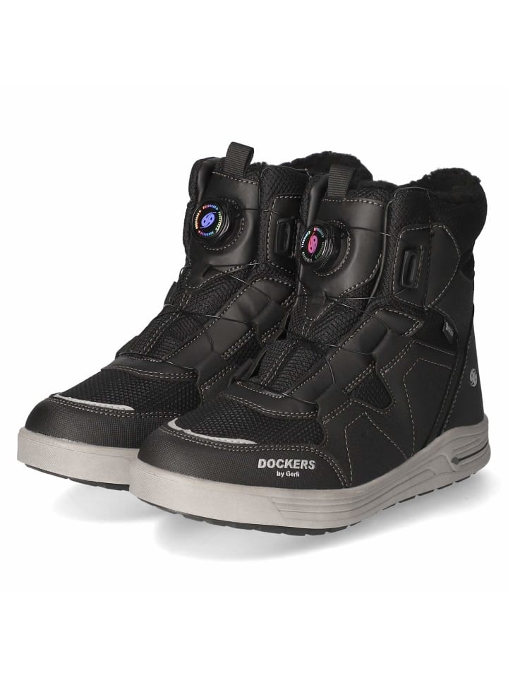 Winterstiefeletten in schwarz