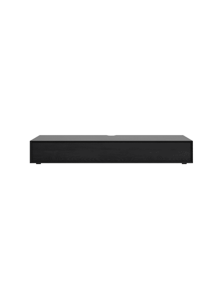 TV-Lowboard ORELIA in Schwarzes - (W)160 x (H)22 x (L)43 cm