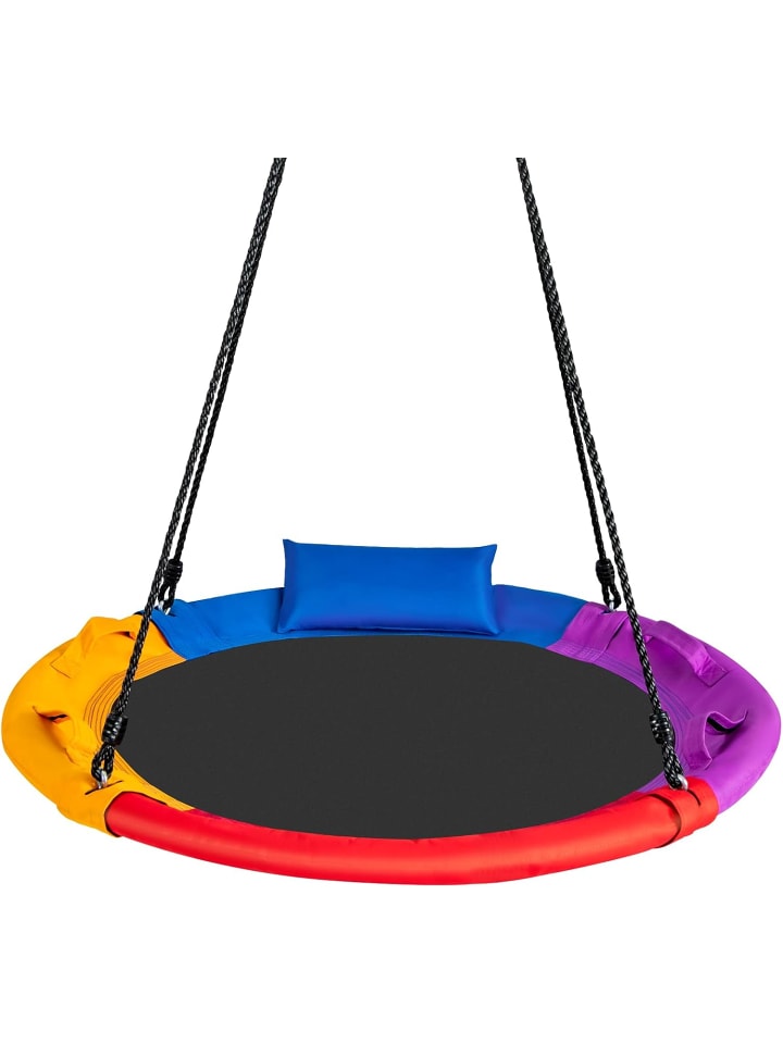 Nestschaukel mit Kissen in Bunt