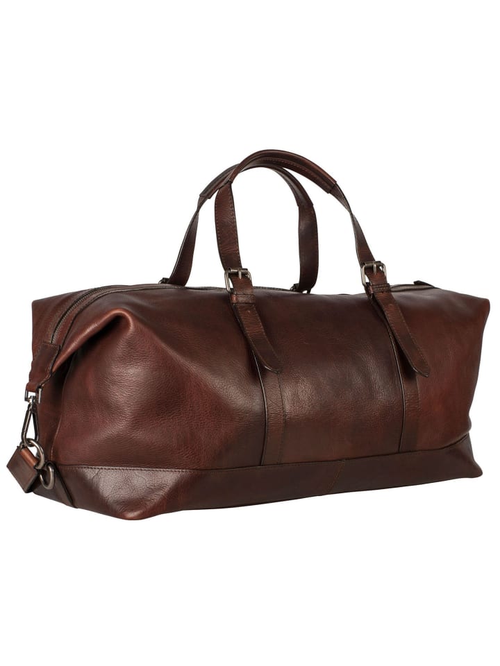 Roma Reisetasche Leder 57 cm braun