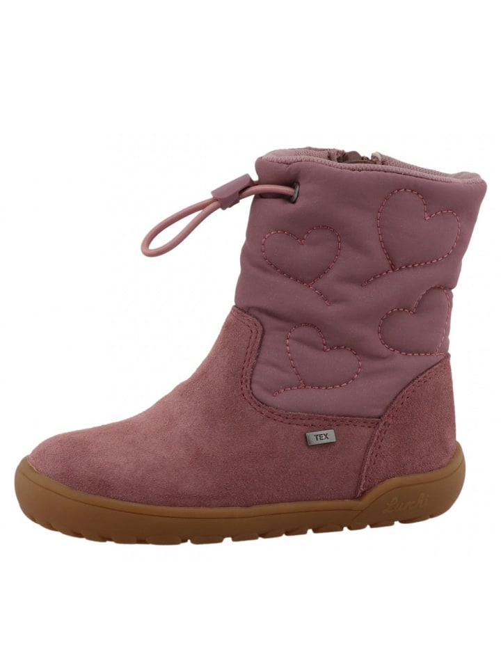 Schaftstiefel Jinny Barefoot in Rosa